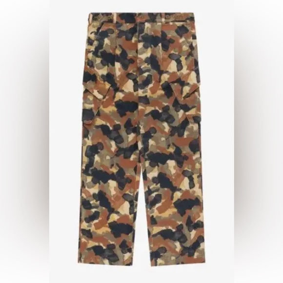 Aime Leon Dore Camouflage Cargo Pants - Brown and Green - Picture 1 of 10